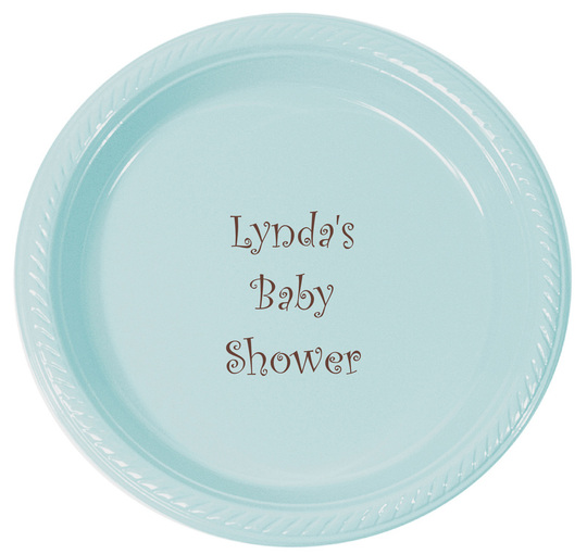 Personalized Plastic Plates for Celebrations